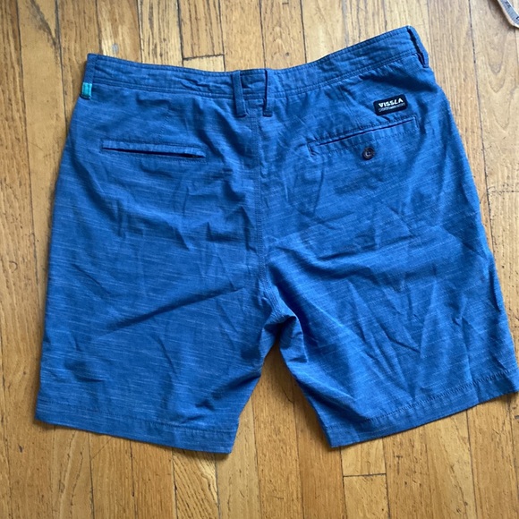 Vissla hybrid walk shorts. Size 36, blue. - Picture 3 of 3